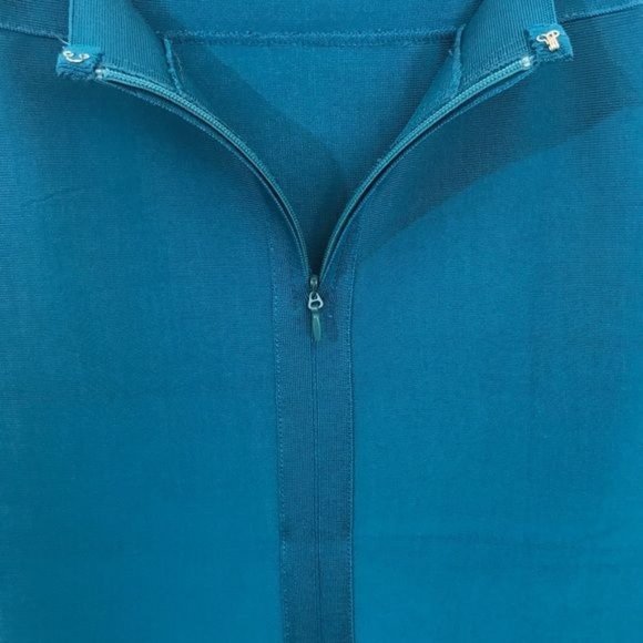 Bandage Stretch Fitted Pencil Skirt in Teal Size Small NWOT - Picture 4 of 4
